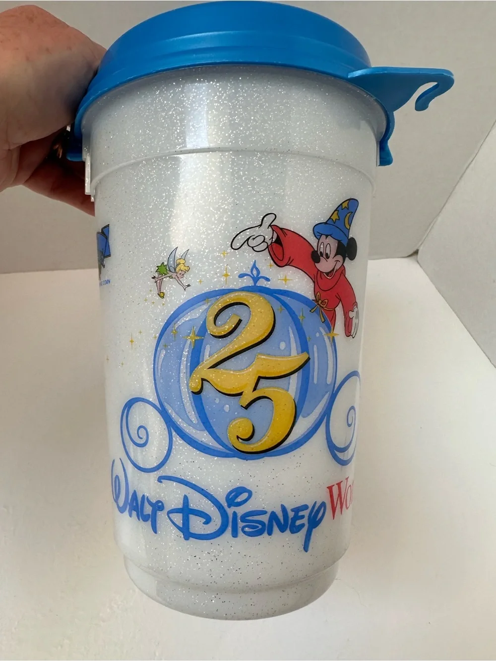 Disney World 25th Anniversary Souvenir Pop Corn Cup